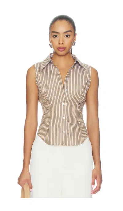 All The Ways Bessie Top In Brown