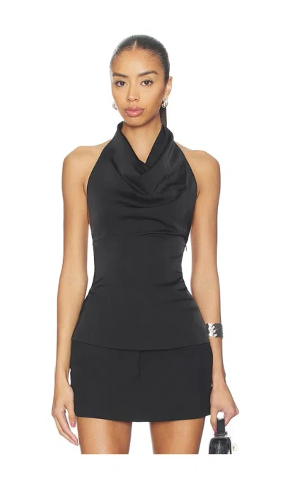 All The Ways Beth Halter Top In Black