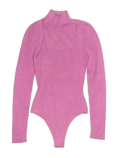 Pre-owned All The Ways Bodysuit In Pink
