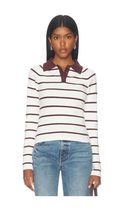 All The Ways Bronson Knit Polo Top In Multi