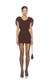 All The Ways Camille Mini Dress In Brown