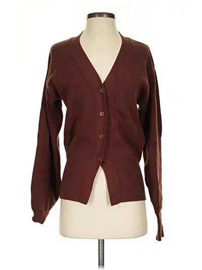 Pre-owned All The Ways Cardigan Sweater In Brown