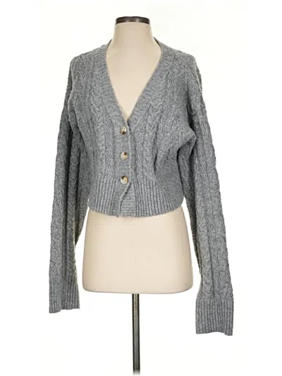 Pre-owned All The Ways Cardigan Sweater In Gray