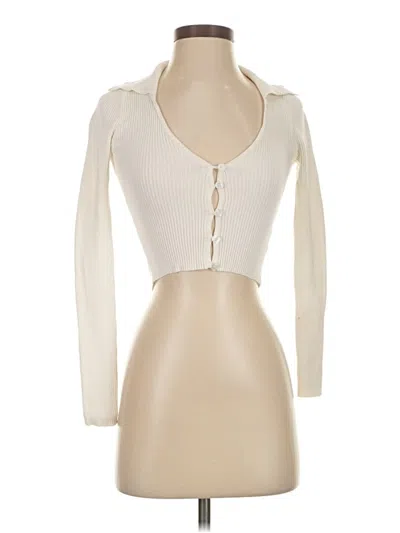 Pre-owned All The Ways Cardigan Sweater In White