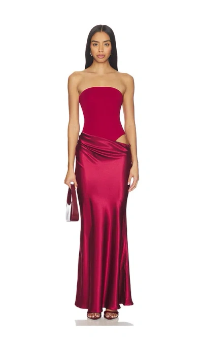 All The Ways Carrie Maxi Dress In Red