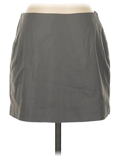 Pre-owned All The Ways Casual Skirt In Gray