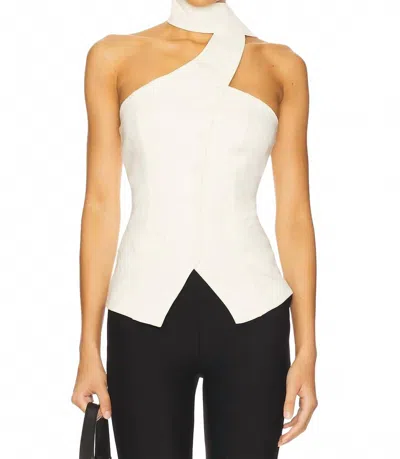 All The Ways Courtney Top In Beige In White