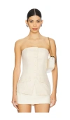 All The Ways Darcie Strapless Top