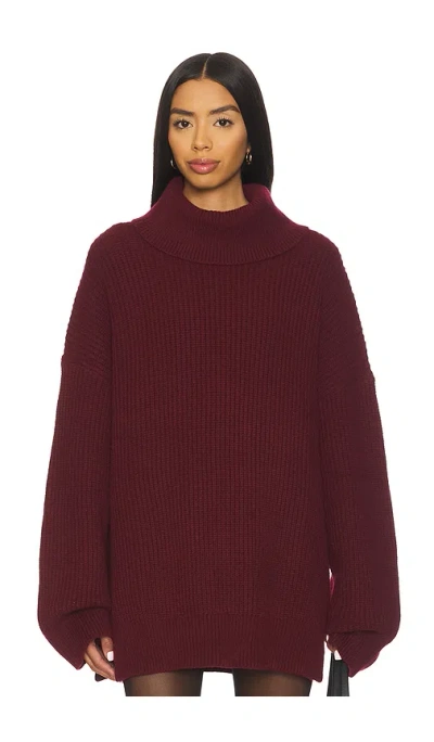 All The Ways Delta Sweater In Burgundy