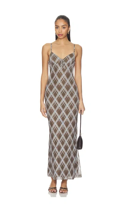 All The Ways Elaine Maxi Dress In Brown