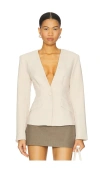 All The Ways Elizabeth Deep V Blazer