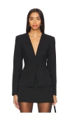 All The Ways Elizabeth Deep V Blazer In 블랙