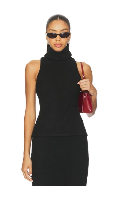 All The Ways Elsie Knit Top In Black