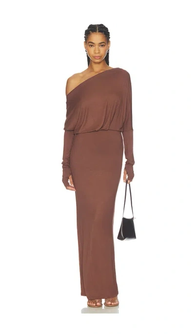 All The Ways Florrie Maxi Dress In Brown