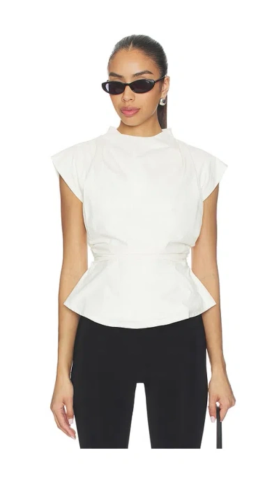 All The Ways Ilana Cinched Top In White