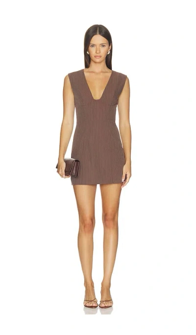 All The Ways Imah Mini Dress In Brown
