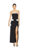 All The Ways Isolde Strapless Maxi Dress