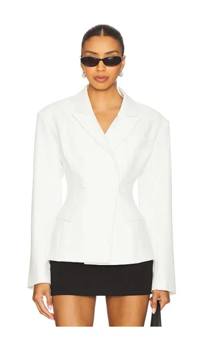 All The Ways Jelena Blazer In White
