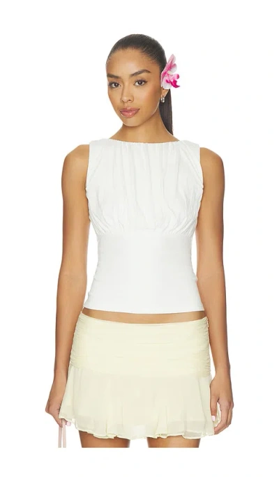 All The Ways Jemima Top In White
