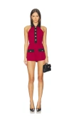 All The Ways Jemma Romper In Burgundy