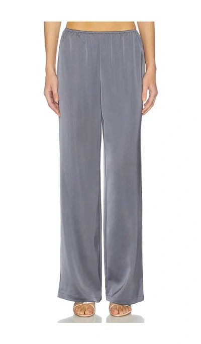 All The Ways Joelle Satin Pant In Gray