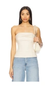 All The Ways Josefina Strapless Top In Cream