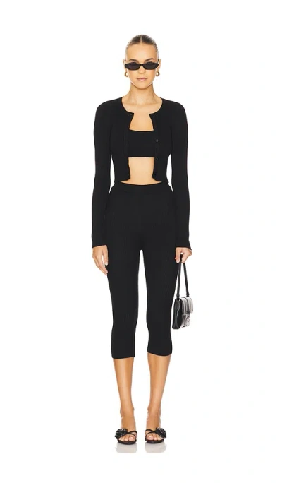All The Ways Jude Knit Set In Black
