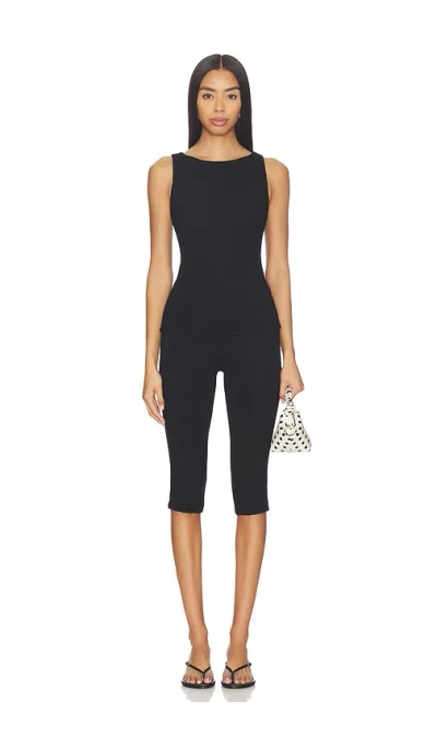 All The Ways Junia Capri Set In Black