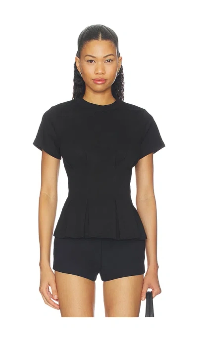 All The Ways Kai Cinched Tee In Black