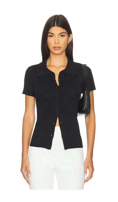 All The Ways Kelia Button Up Top In Black