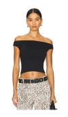 All The Ways Kelli Off Shoulder Top In Black