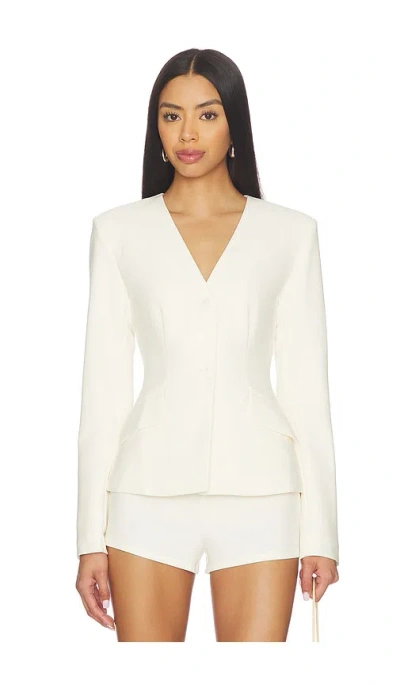 All The Ways Kourtney Blazer In White