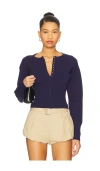 All The Ways Kourtney Cardigan In Blue