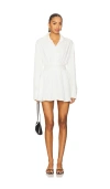 All The Ways Laila Button Front Dress In White
