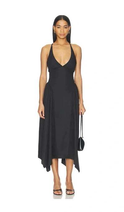 All The Ways Laren Midi Dress In Black