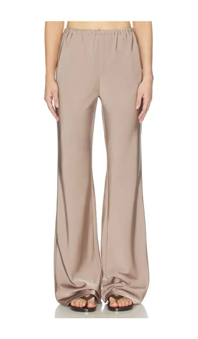 All The Ways Larissa Satin Pant In Brown