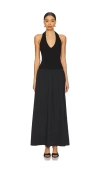 All The Ways Leonara Maxi Dress In 黑色