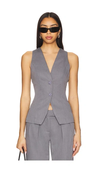 All The Ways Libbi Open Back Vest In 仿旧