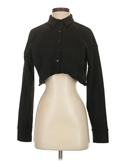 Pre-owned All The Ways Long Sleeve Blouse In Black