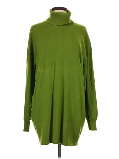 Pre-owned All The Ways Long Sleeve Turtleneck In Green