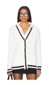 All The Ways Lucy Button Front Sweater In Ivory