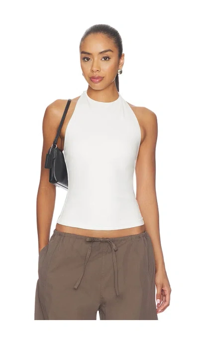 All The Ways Millicent Halter Top In White