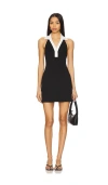All The Ways Monica Halter Dress In Black