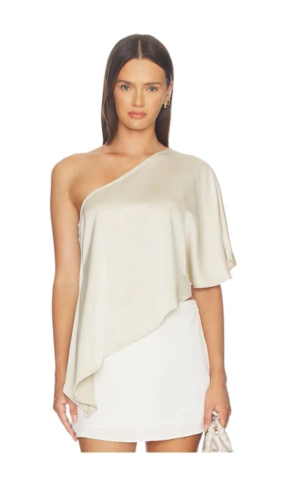 All The Ways Odette Asymmetrical Top In White