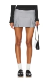 All The Ways Reiko Mini Skirt In Grey