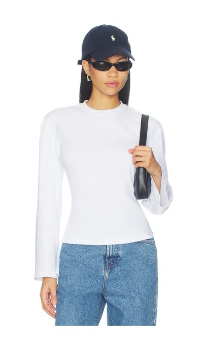 All The Ways Riley Long Sleeve Top In White