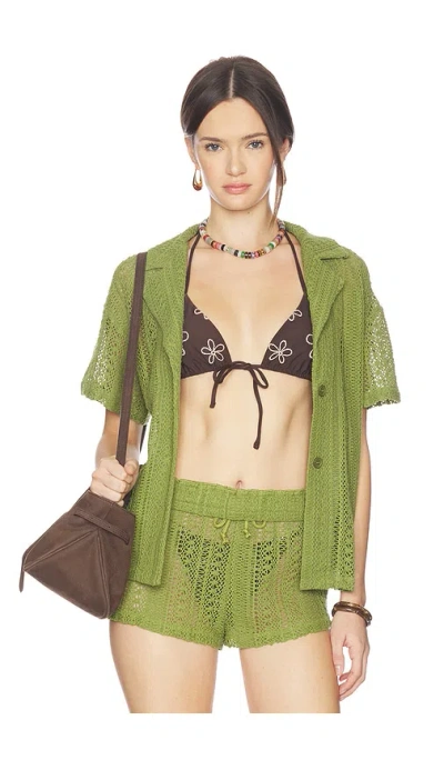 All The Ways Rosie Button Up Top In Multi