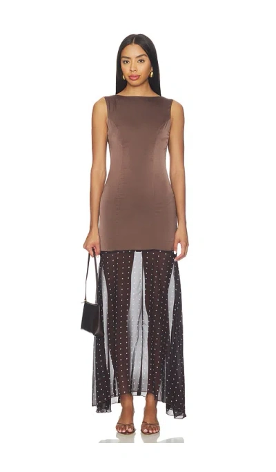 All The Ways Sariah Maxi Dress In Brown