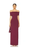 All The Ways Sienna Maxi Dress In 深红色
