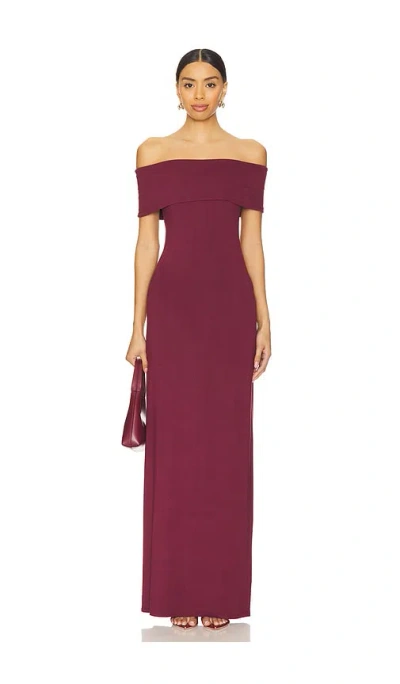 All The Ways Sienna Maxi Dress In 深红色